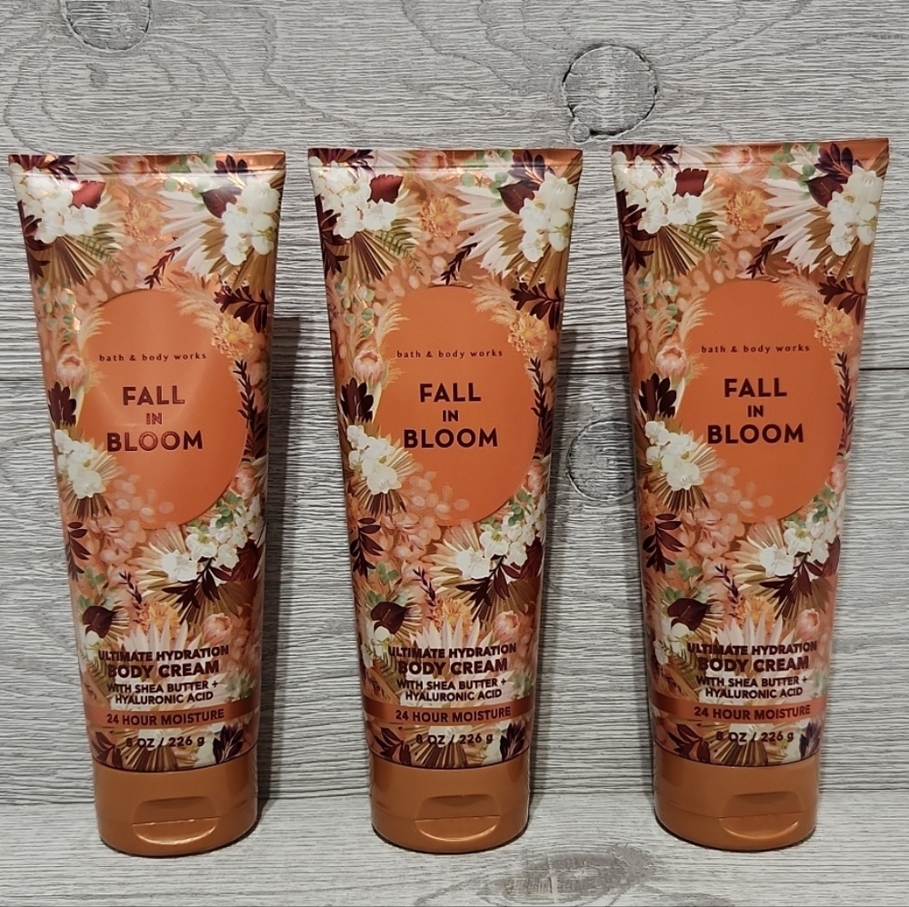 Bath & Body Works Fall In Bloom Body Cream X3